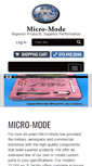 Mobile Screenshot of micromode.com